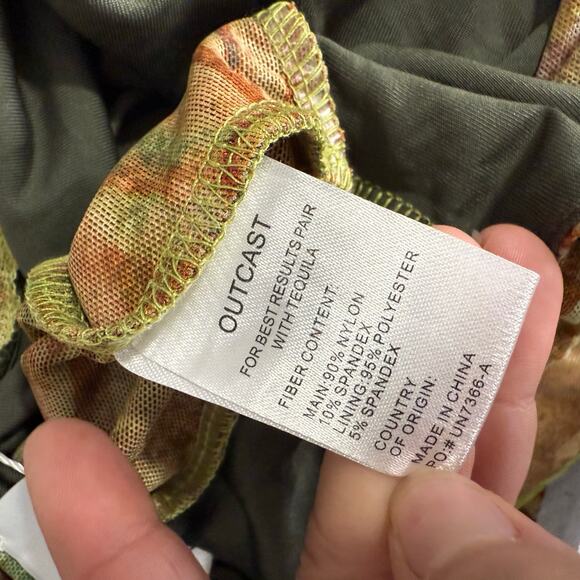 Outcast Lola Mini Dress Lagrono Sage, M - Picture 6 of 7